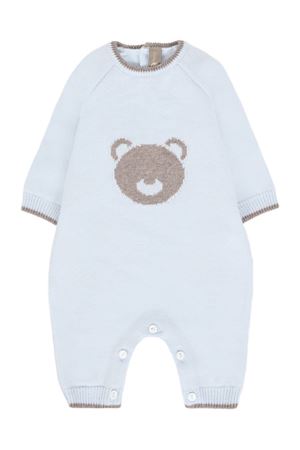 light-blue wool romper LITTLE BEAR KIDS | 2110CIELOTORTORA